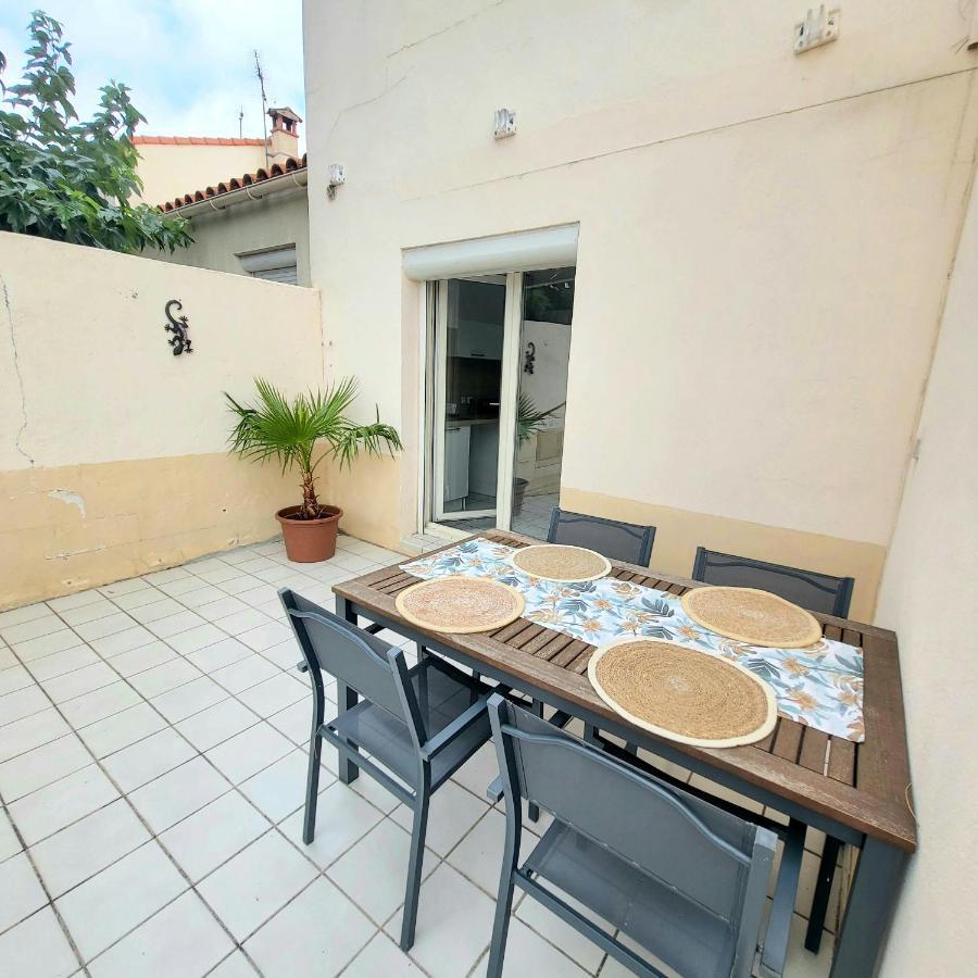 Bel Appartement Avec Jardin De 30M2 , Climatise Avec Parking Et Arrivee Autonome Cabestany Exteriér fotografie