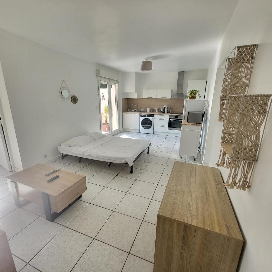 Bel Appartement Avec Jardin De 30M2 , Climatise Avec Parking Et Arrivee Autonome Cabestany Exteriér fotografie